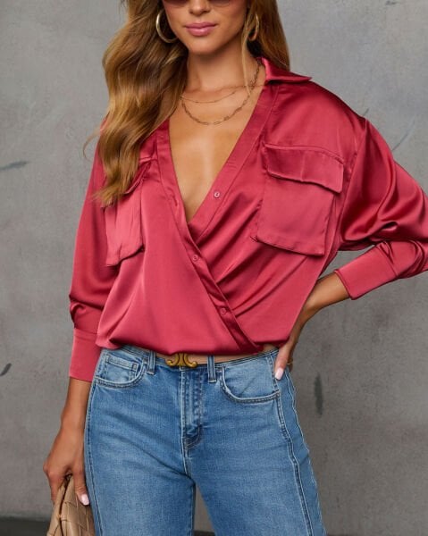 MERLOT BLOUSE