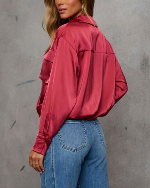 MERLOT BLOUSE