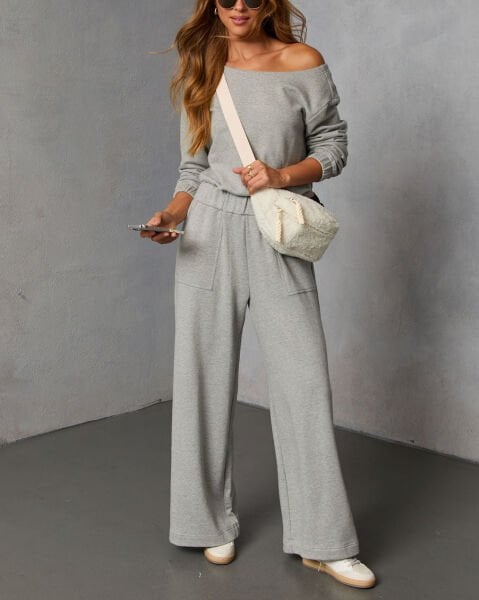 GREY BLOUSE AND PANTS