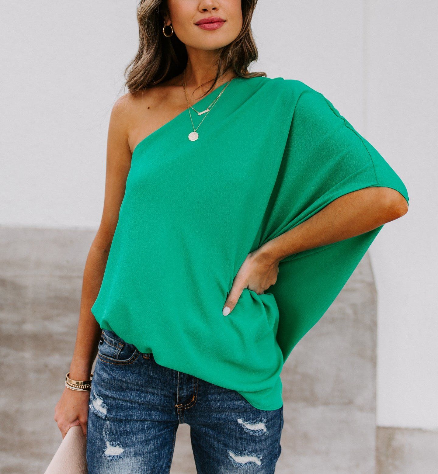 GREEN BLOUSE