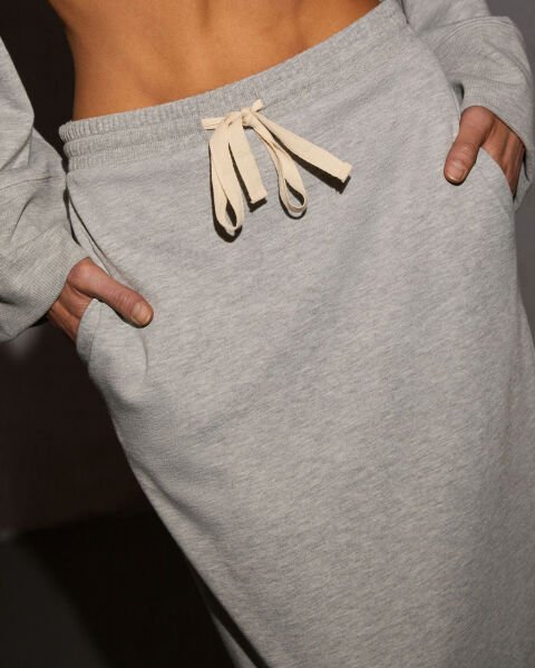 GREY BLOUSE AND SKIRT SET