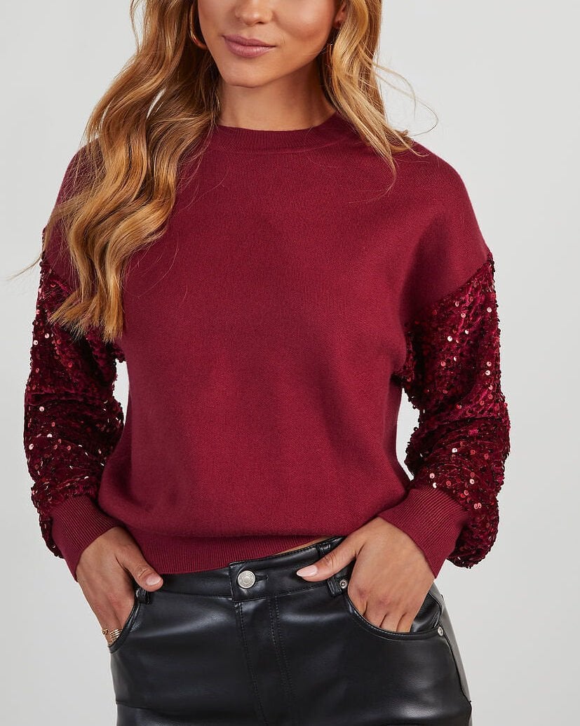 BURGUNDY BLOUSE