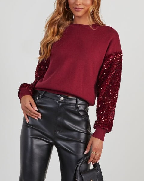 BURGUNDY BLOUSE