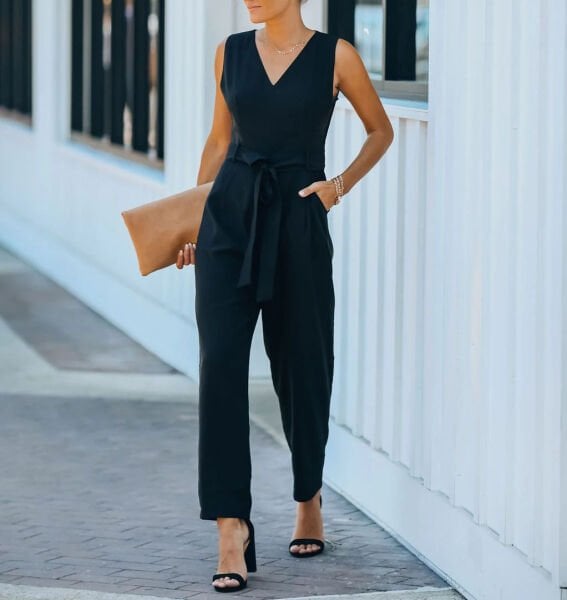 Jumpsuıt Black Nd21169