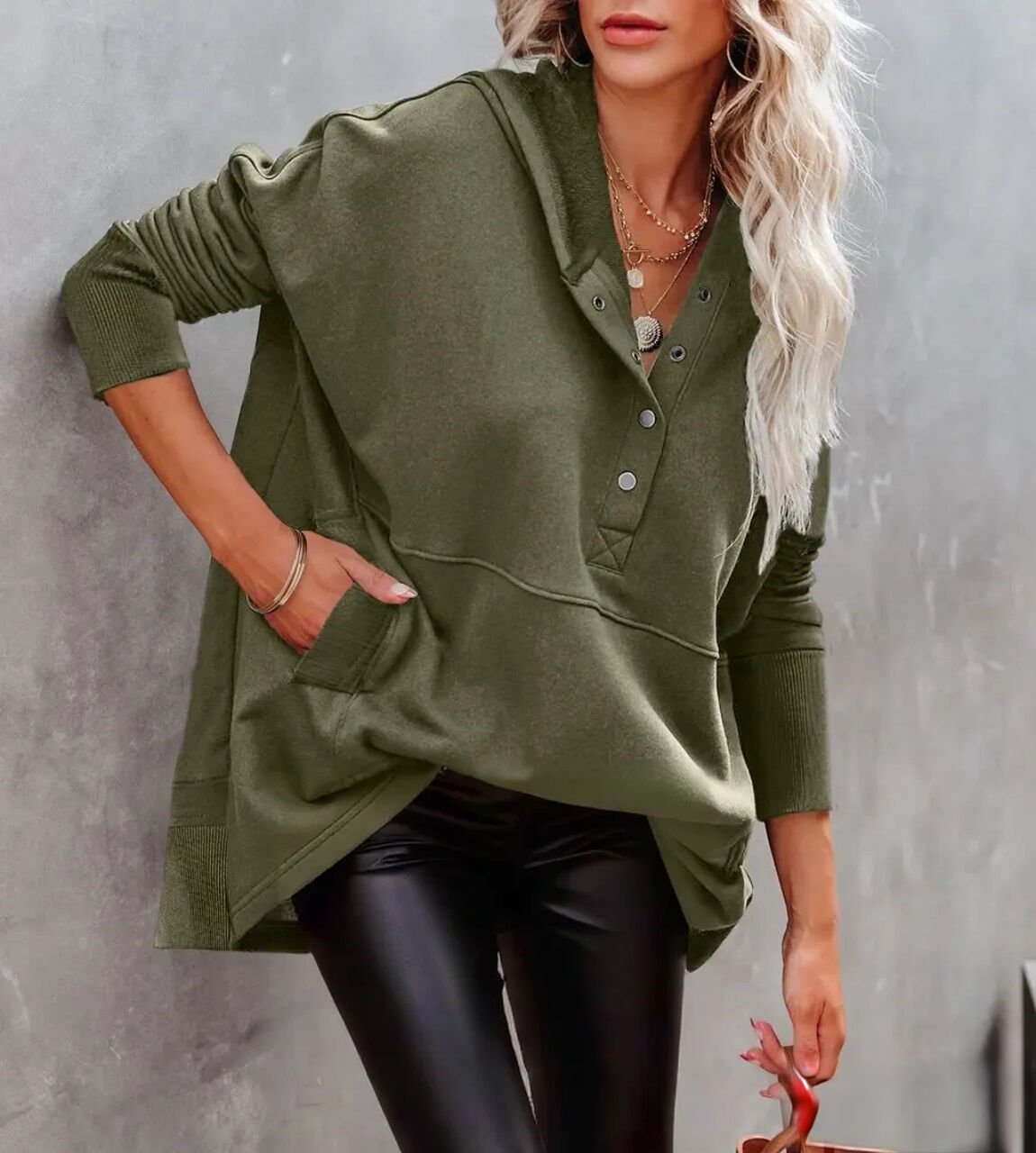 KHAKI SWEATSHIRT