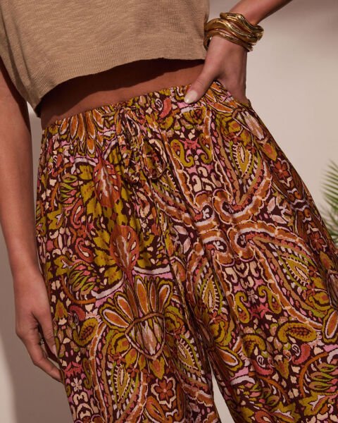 MULTICOLOR-PRINTED PANTS
