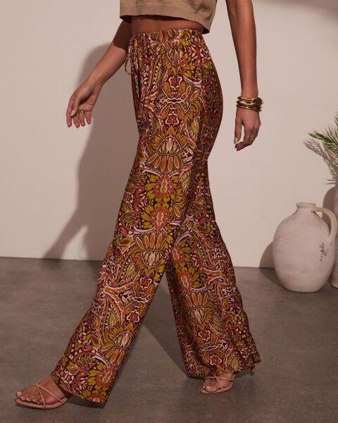 MULTICOLOR-PRINTED PANTS