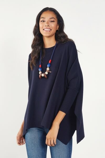 Poncho Navy Nd24326