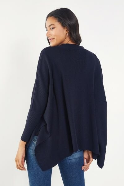 Poncho Navy Nd24326