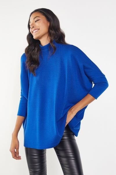 Blue Poncho