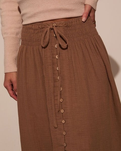 BROWN SKIRT