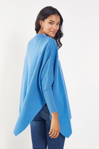 Blue Poncho