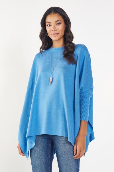 Blue Poncho