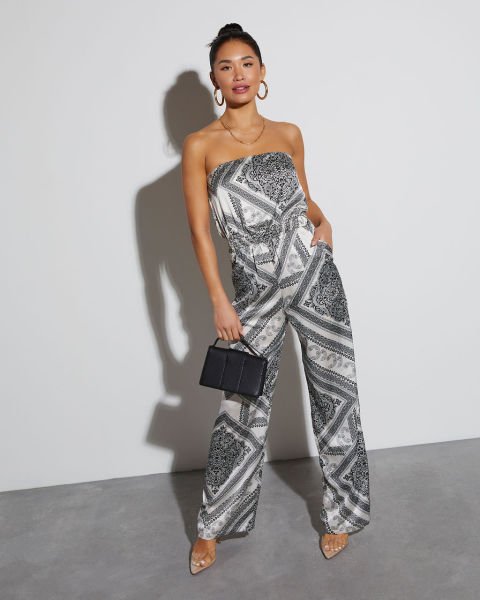 BLACK-WHITE-PRINTED TULUM