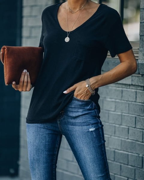 BLACK BLOUSE