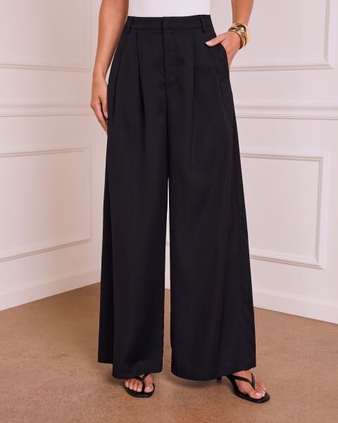 BLACK PANTS M - BLACK
