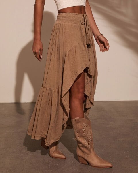 CAMEL SKIRT
