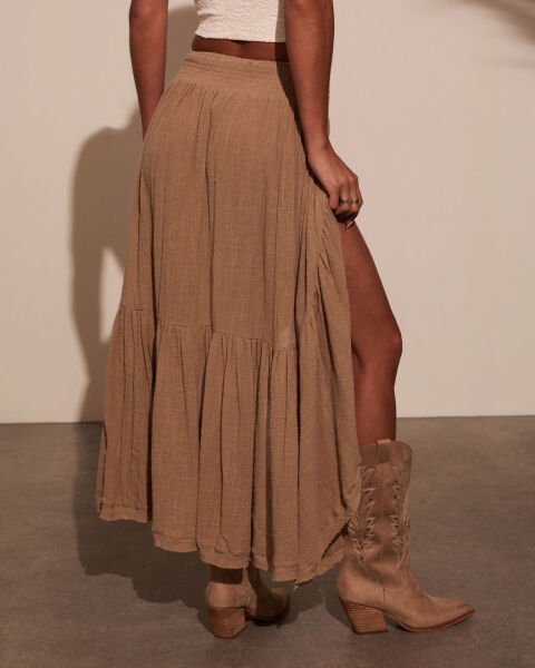 CAMEL SKIRT