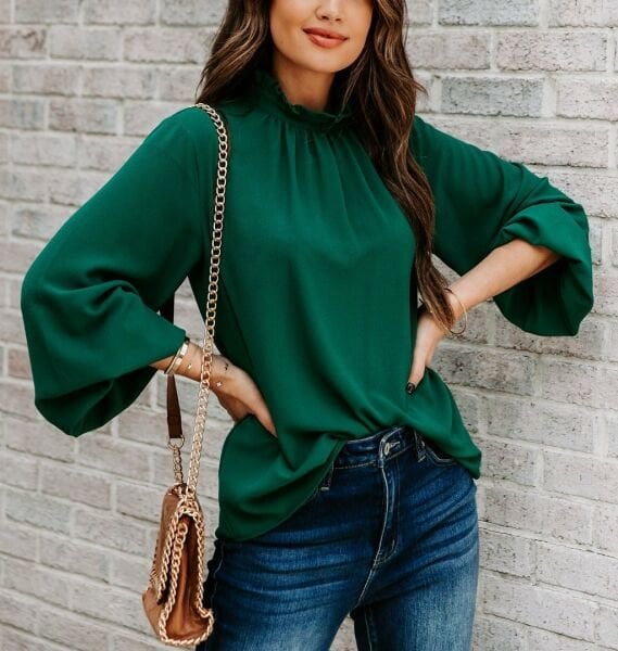 Emerald Blouse