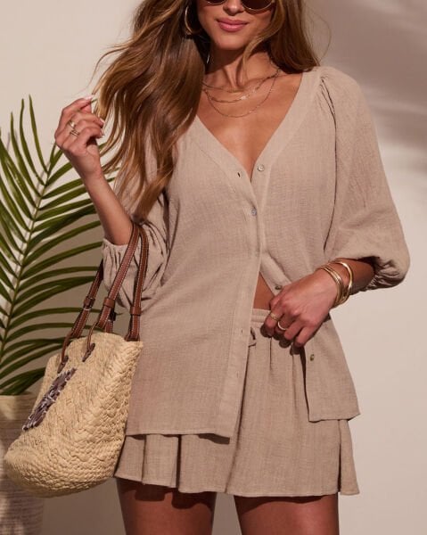 BEIGE SHIRT