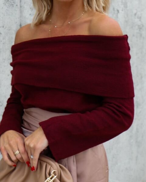 Burgundy Sweater