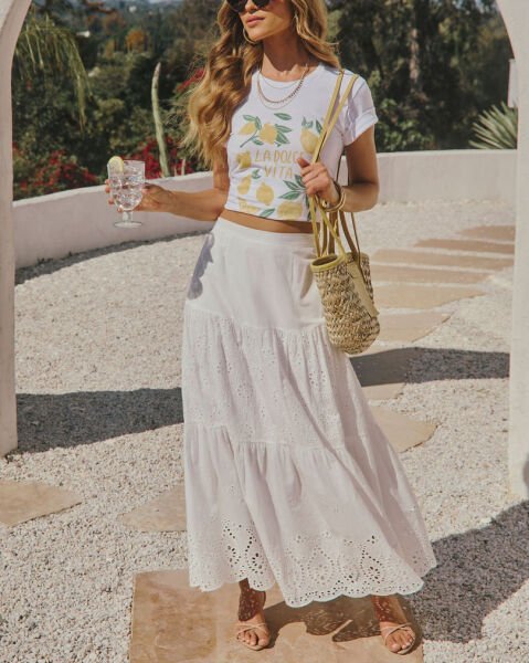 WHITE SKIRT