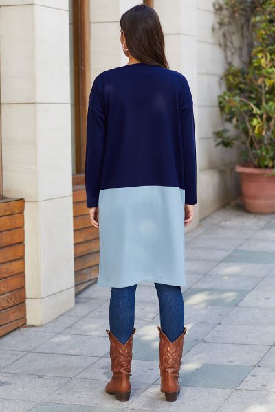Navy-Blue Cardigan