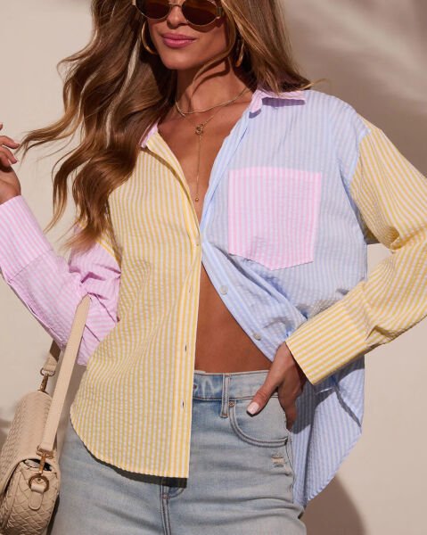 MULTICOLOR-STRIPED SHIRT