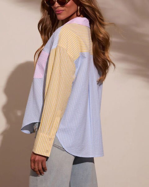 MULTICOLOR-STRIPED SHIRT