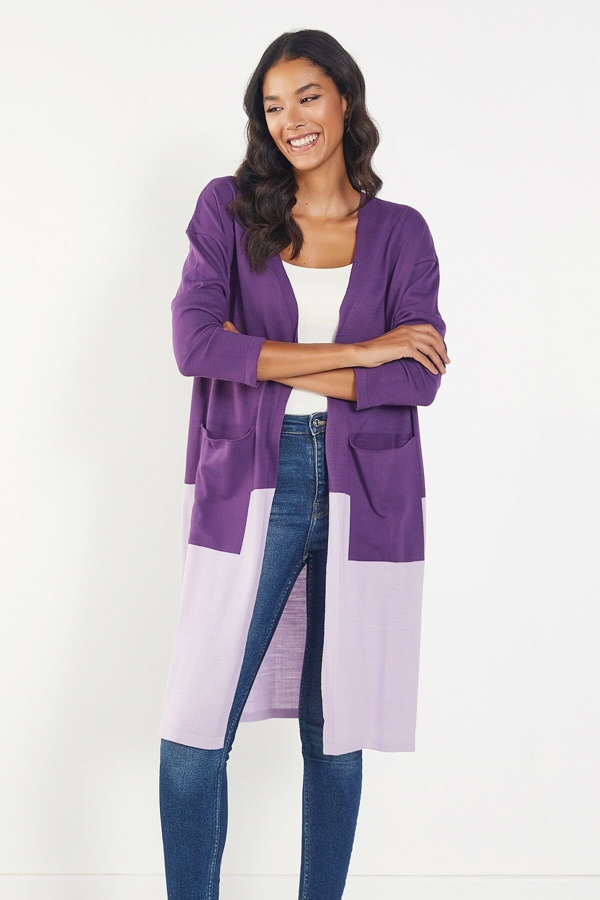 Purple-Lilac Cardigan