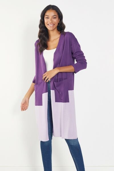 Purple-Lilac Cardigan