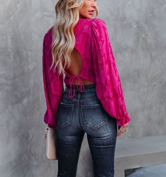 Fuschıa Blouse
