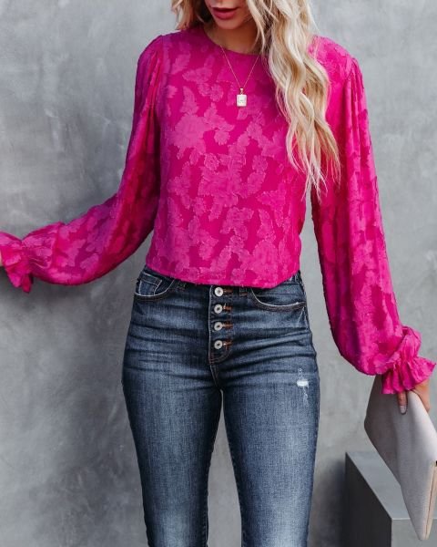 Fuschıa Blouse