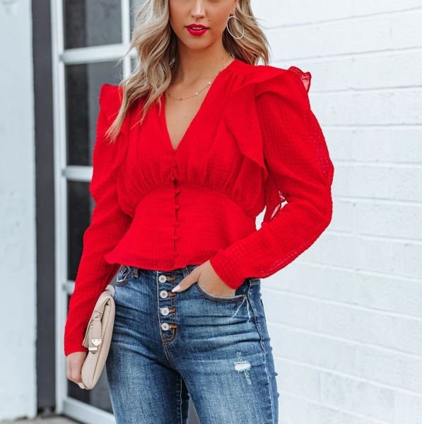 Red Blouse
