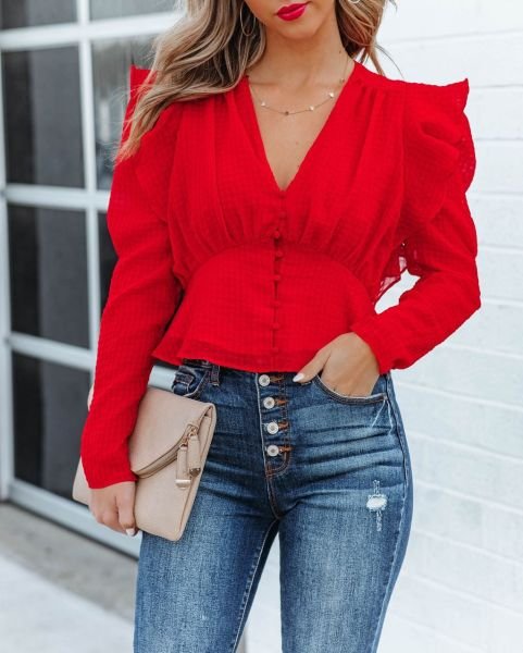 Red Blouse