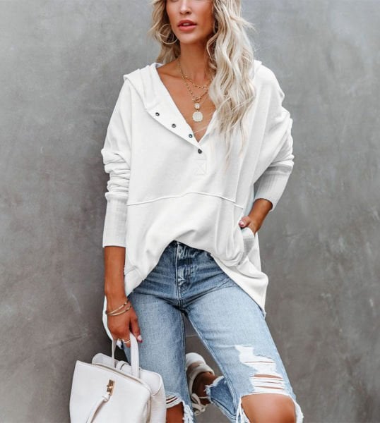 Sweatshırt Ecru Nd22912