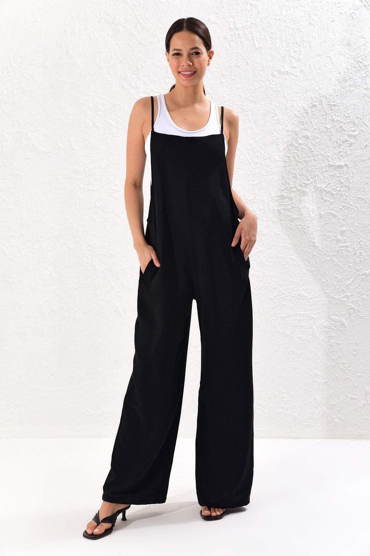 Jumpsuıt Black Nd21070