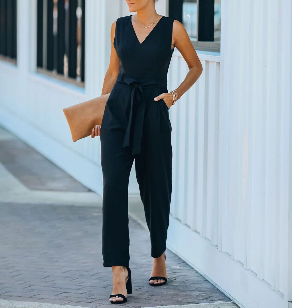 Jumpsuıt Black Nd21169