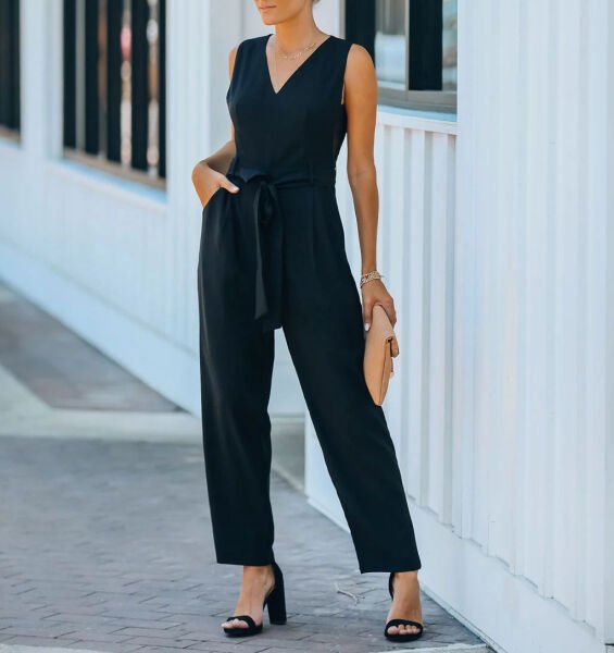 Jumpsuıt Black Nd21169