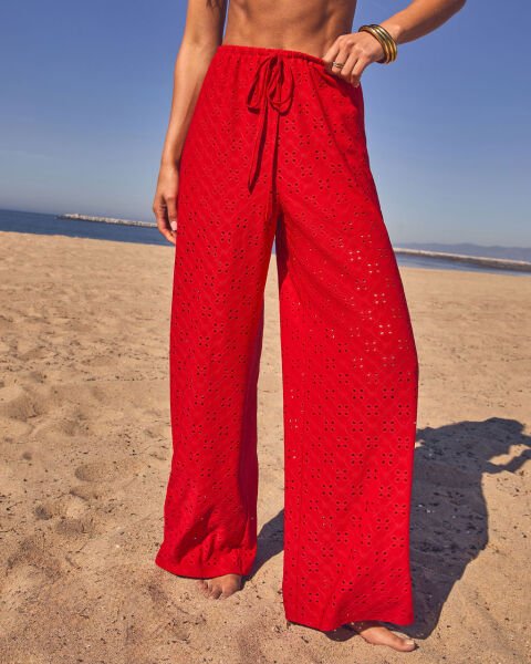 RED PANTS L - RED