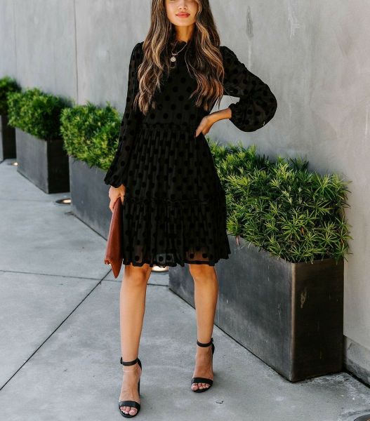 Dress Black Nd21982