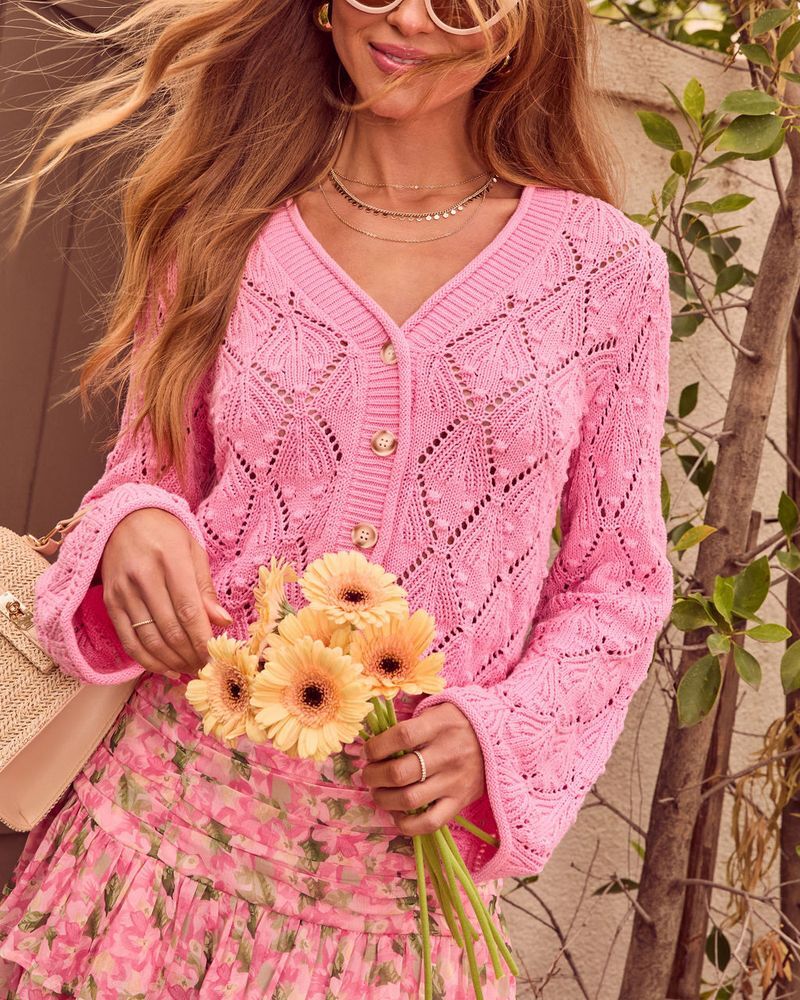 PINK CARDIGAN