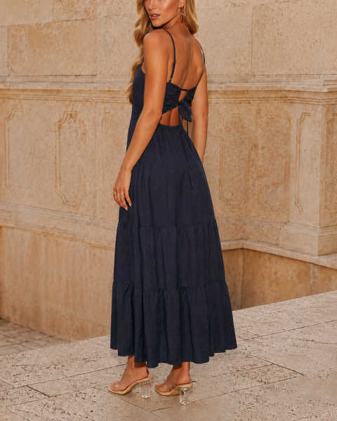 NAVY DRESS M - NAVY