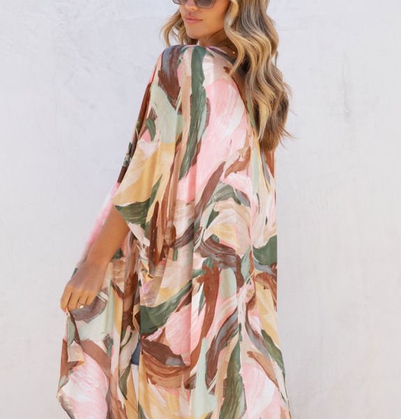 MULTICOLOR-PRINTED KİMONO