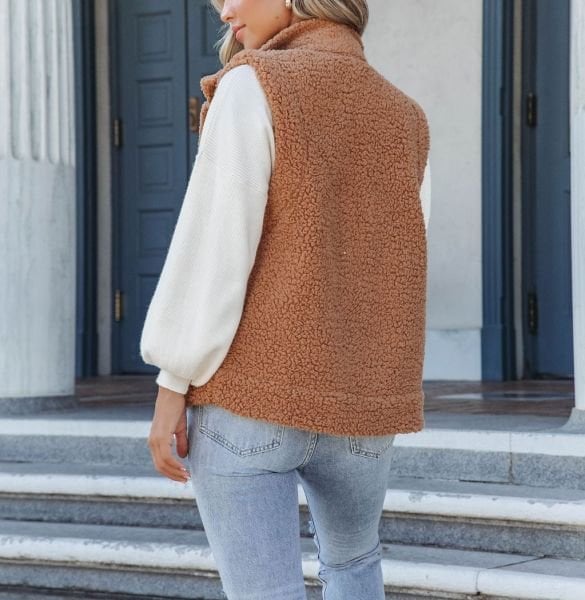 Camel Vest-Coat