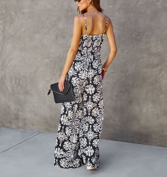 BLACK-ECRU-PRINTED TULUM