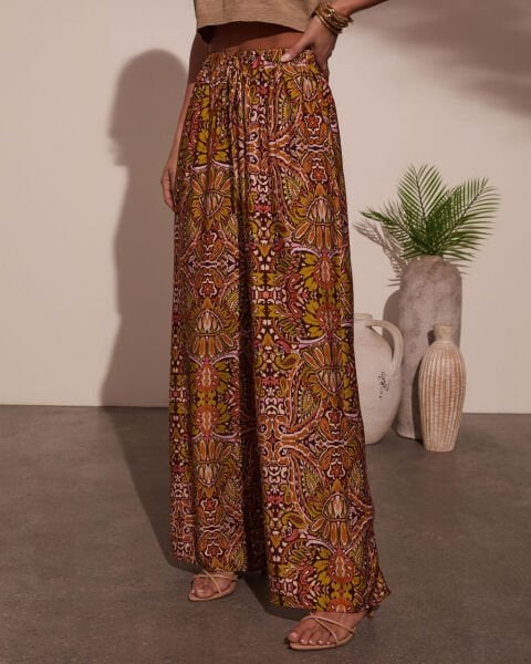 MULTICOLOR-PRINTED PANTS