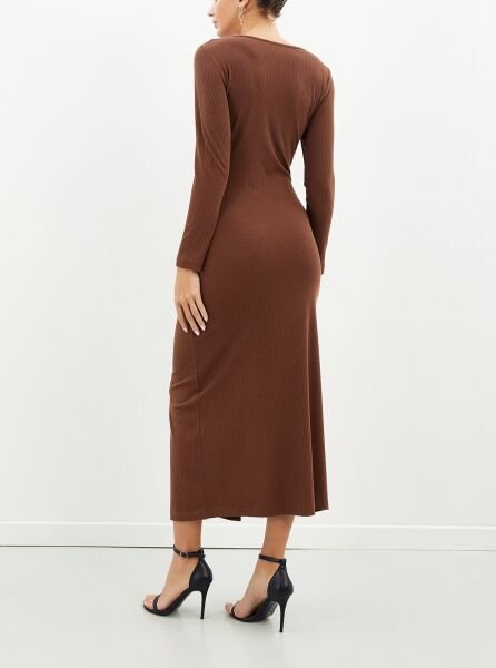BROWN DRESS