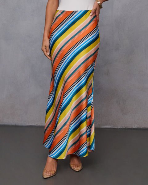 MULTICOLOR-PRINTED SKIRT