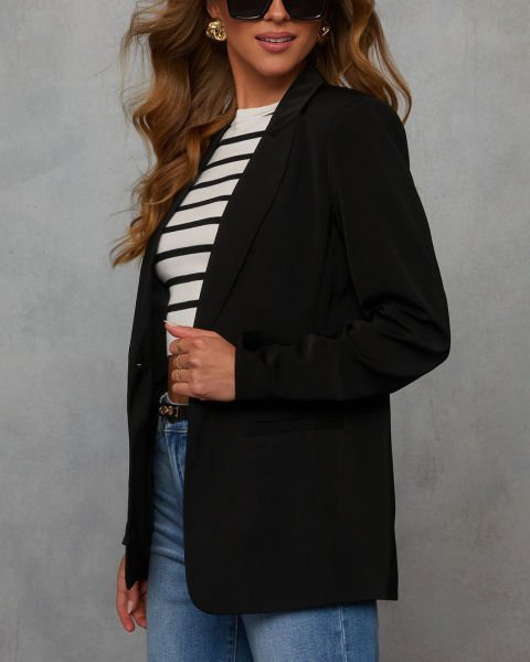 BLACK BLAZER JACKET